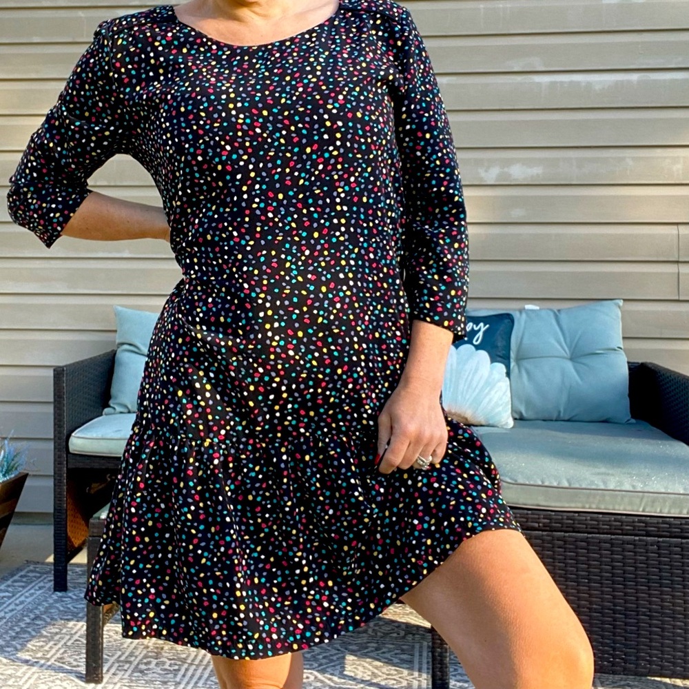Mamouchka brand dress size medium for day or night wear. Made in France